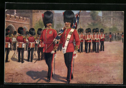 Künstler-AK Harry Payne: Changing Guard At St. James, Coldstream Guards  - Autres & Non Classés