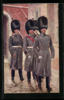 Künstler-AK Harry Payne: The Scots Guards, The Officer`s Visiting Patrol, Der Offizier Besucht Die Patrouille  - Sonstige & Ohne Zuordnung