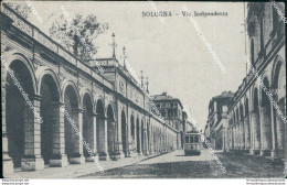 Bt326 Cartolina Bologna  Citta' Via Indipendenza Tram 1923 - Bologna