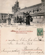 ITALY 1904 POSTCARD SENT FROM PALERMO TO BUENOS AIRES - Storia Postale