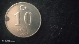 TÜRKİYE 2007-      10   YENİ    KURUŞ      XF- - Turquie