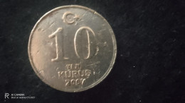 TÜRKİYE 2007-      10   YENİ    KURUŞ      XF- - Turquie