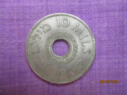 Palestine: 10 Mils 1942 - Other & Unclassified