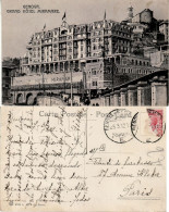 ITALY 1912 POSTCARD SENT FROM GENOVA TO PARIS - Marcophilie