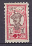 Martinique 1915 Mi. 77, Red Cross Rotes Kreuz Croix Rouge Overprinted Aufdruck Surchargé, MH* - Nuovi