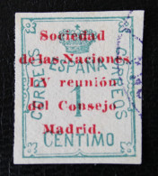 1929 .Edifil 455.1 Ct Sociedad De Naciones. - Used Stamps