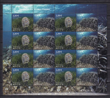 SERBIA 2024,EUROPA CEPT ,UNDERWATER FAUNA,SHEET,,MNH - 2024