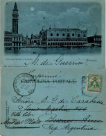 ITALY 1904 POSTCARD SENT FROM VENEZIA TO BUENOS AIRES - Poststempel