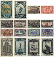 577917 HINGED COLOMBIA 1935 3 JUEGOS OLIMPICOS CENTRO Y SUR AMERICANOS - Colombie