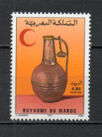 MAROC N°  1076   NEUF SANS CHARNIERE  COTE 2.00€    CROISSANT ROUGE - Marocco (1956-...)