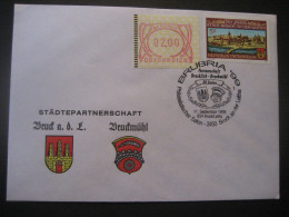 Österreich 1995- Sonder-Beleg Mit Automatenmarke MiNr. 3 Und 1949 - Timbres De Distributeurs [ATM]