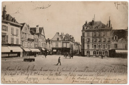 28 CHARTRES - La Place Des Halles - Circulée 1904 - Chartres