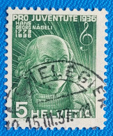 1936 Zu J 77 PRO JUVENTUTE Obl. SAIGNELÉGIER 15.3.37 Voir Description - Used Stamps