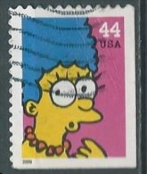 VERINIGTE STAATEN ETATS UNIS USA 2009 THE SIMPSONS SINGLE: MARGE 44¢ USED SC 4400 YT 4160 MI 4494 SG 4953 - Usados