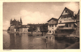 STECKBORN, THURGOVIA, ARCHITECTURE, BOATS, HOTEL, CASTLE, SWITZERLAND, POSTCARD - Steckborn