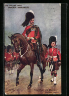 Künstler-AK Harry Payne: The Queen`s Own Cameron Highlanders, Field Officer And Drummer, Review Order  - Autres & Non Classés