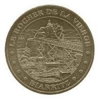 Monnaie De Paris , 2005 , Biarritz , Le Rocher De La Vierge , La Passerelle Eiffel - Otros & Sin Clasificación