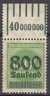 DR  308 A W OR,-/1-5-1, Ungebraucht *, Überdruckmarke, 1923 - Ungebraucht