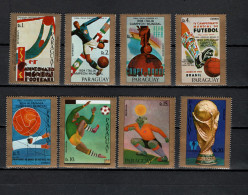 Paraguay 1977 Football Soccer World Cup Set Of 8 MNH - 1978 – Argentine