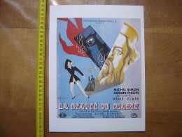 Synopsis Cinema Movie LA BEAUTE DU DIABLE Michel Simon Gerard Philipe Rene Clair - Sonstige & Ohne Zuordnung