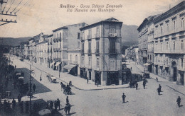 Avellino Corso Vittorio Emanuele Via Mancini Con Municipio - Avellino