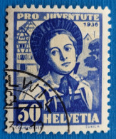 1936 Zu J 80 PRO JUVENTUTE Obl. Voir Description - Used Stamps