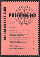 The Collectors Club - Volume 38,  No 1 January 1959 - Philately And Postal History