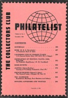 The Collectors Club - Volume 37,  No 6 November 1958 - Philately And Postal History