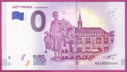 0-Euro XECH 2018-1 # 444 ! GÖTTINGEN - ALTES RATHAUS - Essais Privés / Non-officiels