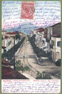 CPA Colorisée Dos Précurseur - GRECE - HATPAL - PATRAS - RUE CALAVRITON - - Griekenland