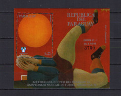 Paraguay 1977 Football Soccer World Cup S/s MNH - 1978 – Argentine