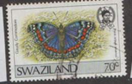 Swaziland  1987  SG 525  70c Butterfly Fine Used - Swasiland (...-1967)