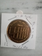 Médaille Touristique Monnaie De Paris 12  Viaduc De Millau 2013 - 2013