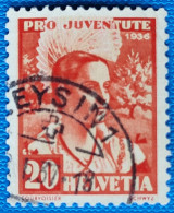 1936 Zu J 79 PRO JUVENTUTE Obl. LEYSIN ...1.37 Voir Description - Usati