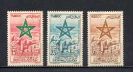 MAROC PA  N°  103 à 105    NEUFS SANS CHARNIERE  COTE 9.00€   FOIRE - Marruecos (1956-...)