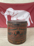 Große Schöne Antike Lacquerware - Lackdose - Hsun Ok - Burma - Myanmar - Siam ! - Aziatische Kunst