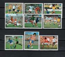 Paraguay 1979 Football Soccer World Cup Set Of 9 MNH - 1978 – Argentina