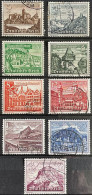 1939 - Deutsches Reich - Les 9 Grands Timbres Oblitérés à La Suite - MI Du N°730 Au 738 - "Secours Hivernal" - Used Stamps