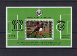 Paraguay 1979 Football Soccer World Cup S/s MNH - 1978 – Argentina