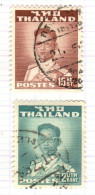 T+ Thailand 1951 Mi 284C 291C Bhumipol Adujadeh - Tailandia