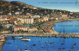 R060371 Cannes. Vue Generale. Le Casino Et Les Hotels. Rostan And Munier. No 541 - Monde