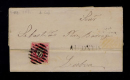 Gc8566 PORTUGAL Cover Damage=(several Breaks When Open) Mailed 28-12-1870 FARO /Alcontis »Lisboa - Lettres & Documents