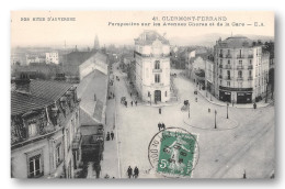 CLERMONT-FERRAND - Perspective  Avenues Charras Et De La Gare (scan Recto-verso) OO 0933 - Clermont Ferrand