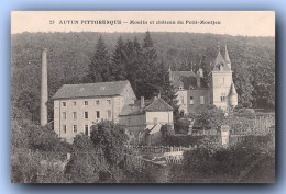 71 - AUTUN - MOULIN ET CHATEAU DU PETIT MONTJEU Carte Vierge Numero 23 Tres Rare (scan Recto-verso) OO 0930 - Otros & Sin Clasificación