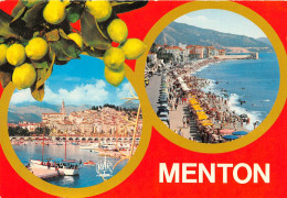 MENTON  Multivue  8  (scan Recto-verso) OO 0916 - Menton