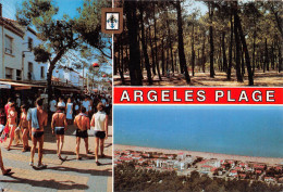 ARGELES Plage   Divers Aspects 24  (scan Recto-verso) OO 0912 - Argeles Sur Mer