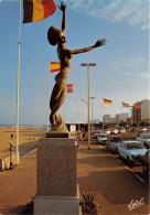 LE CANET PLAGE Statue De La Fille Du Soleil Et De La Mer  16 (scan Recto-verso) OO 0912 - Canet En Roussillon