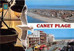 LE CANET PLAGE  Multivue 17 (scan Recto-verso) OO 0912 - Canet Plage