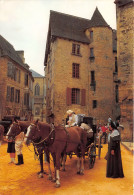 SARLAT  Les Miserables Tournage Du Film Place De La Liberte 4 (scan Recto-verso) OO 0908 - Sarlat La Caneda