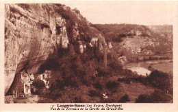 Grotte Du Grand Roc à LAUGERIE BASSE Les Eyzies Vue De La Terrasse   8  (scan Recto-verso) OO 0906 - Otros & Sin Clasificación